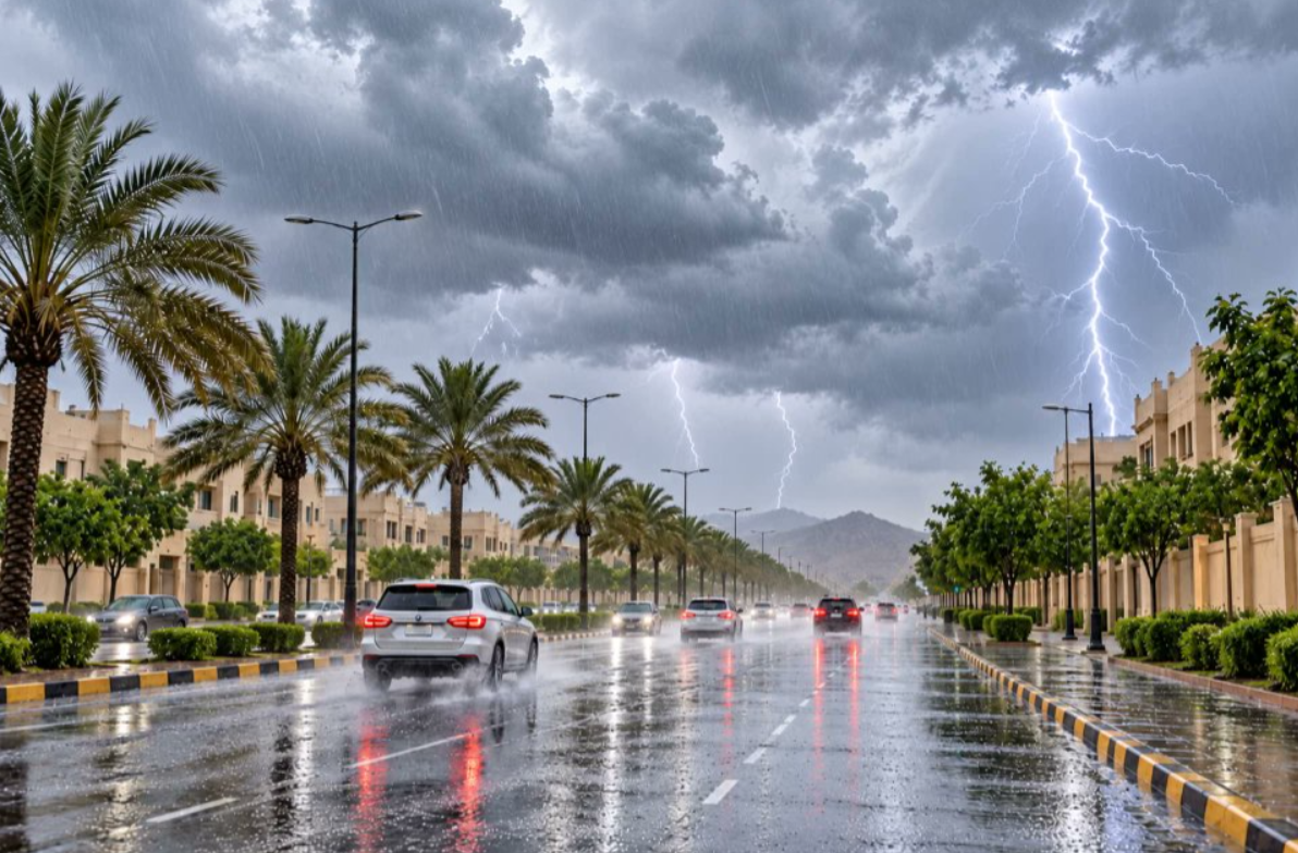 عاجل | أمطار على مناطق المملكة.. وتحذيرات من السيول. للاطلاع على